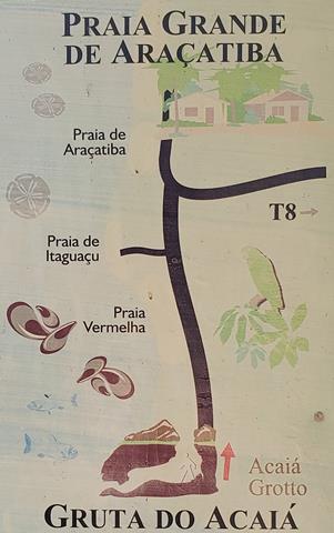 Trilha partindo de Araçatiba até a Gruta passando pela praia vermelha e Itaguaçu.